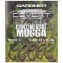 Gardner Covert Dark Continental-Mugga Hooks Barbed