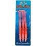 Red Gill Evolution Sand Eel Lures Bright Red