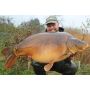 Carl Sharp with a 54lb mirror caught whilst using the CX Lite carp rods.