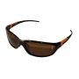 Fox XT4 Polarised Sunglasses, Colour: Black Frame/Brown Lens