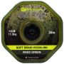 RidgeMonkey RM-Tec Soft Braid Hooklink Weed Green