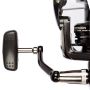 Shimano Baitrunner X-Aero RA Freilaufrolle 8000, Rollenkurbel und Kurbelknauf