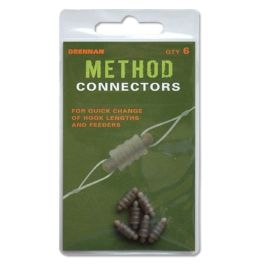 Connettori Method Feeder Con Perline Per Drennan - 10-50 Pezzi - Verde