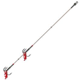 Lynx Twin Treble Barbed Hook Wire Trace