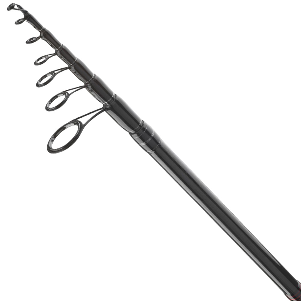 Canne Télescopique Daiwa Ninja-X Tele – Canne à Pêche Polyvalente 1,80m – 3,60m (rouge)