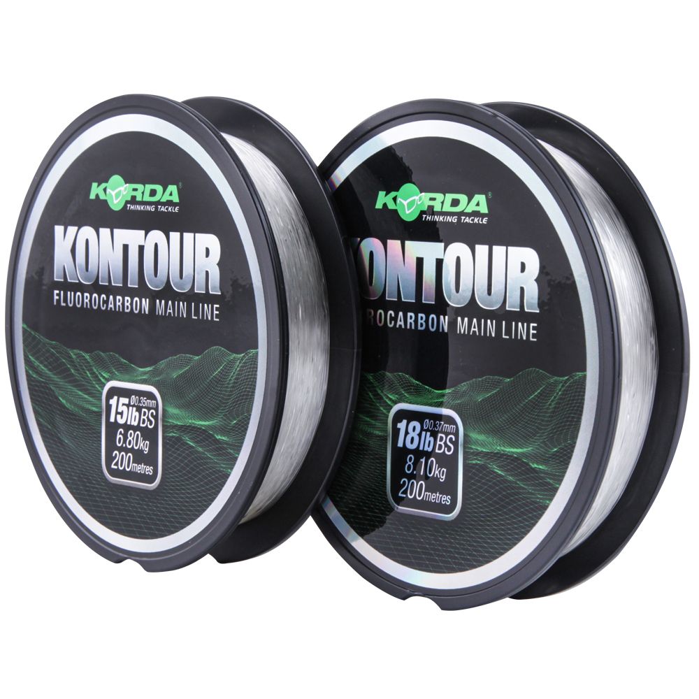 Korda Kontour FC 200m Clear 0,33mm 12lb │ monofile Hauptschnüre