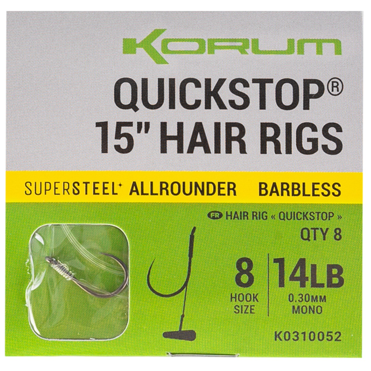 Hameçons Montés Korum Big Fish 4 " Quickstop - Foto 2