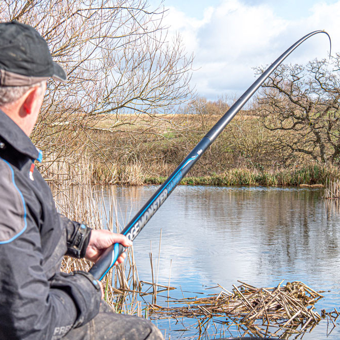 10M Edge Monster Margin Pole, Stipprutenpaket, von Preston