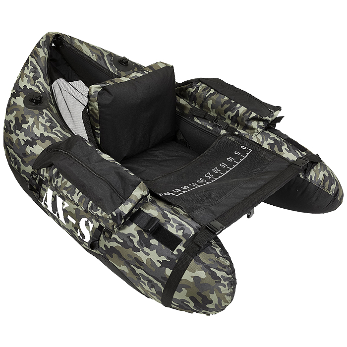 thumbnail image 2 of Marshland Camo Float Tube - Hunting & Fishing With Decoy Bag & Storage Pockets 2 of 14